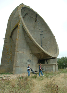 One of the Sound Mirrors at Lade